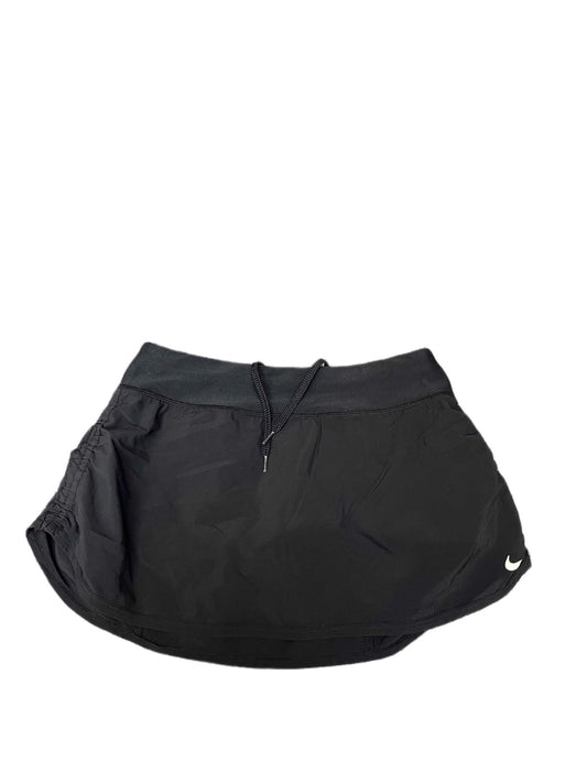 Nike Dri-FIT Athletic Running Skort Fits as Womens S 25" Waist Black Drawstring