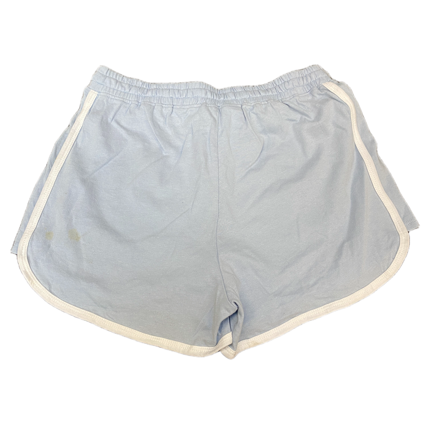 Tomboy Retro Shorts Womens S 25" Waist Blue Athletic Gym Workout Dolphin Hem