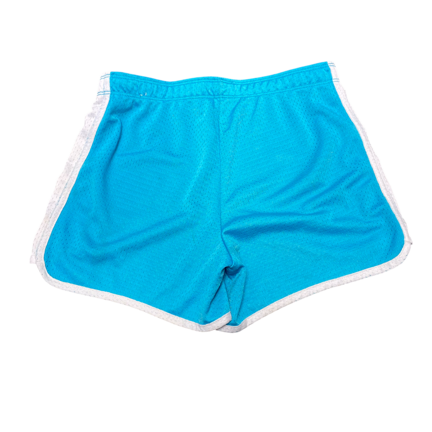Justice Active Running Shorts Womens 27W Blue Mesh Elastic Waist Athletic Fit
