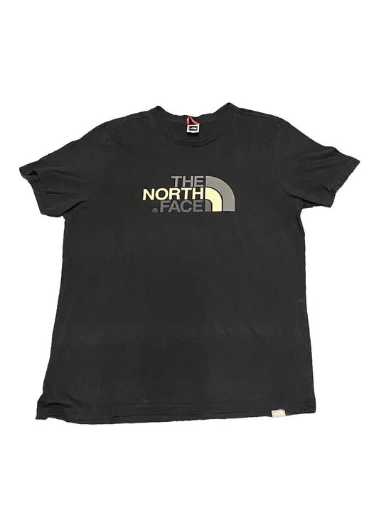 The North Face T-Shirt Black Mens L Chest Logo