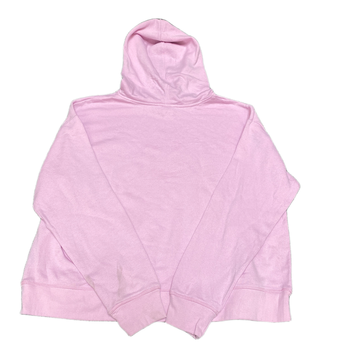 Reebok Pullover Hoodie Womens XL Pink Stretch Oversized Long Sleeve Drawstring