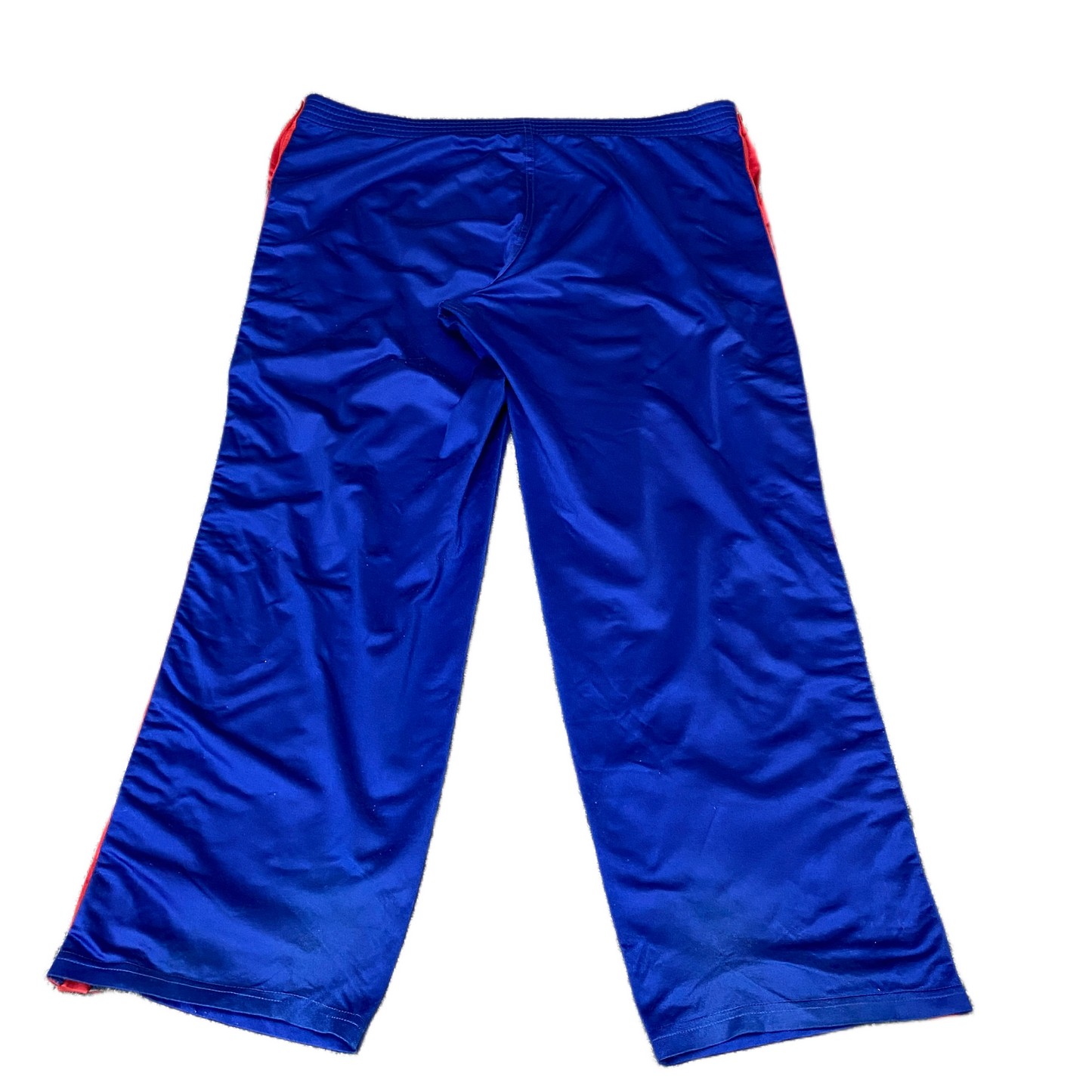 Erima Joggers Fits as Mens 41" Waist Blue Side Snap Leg Elastic Waist Trouser
