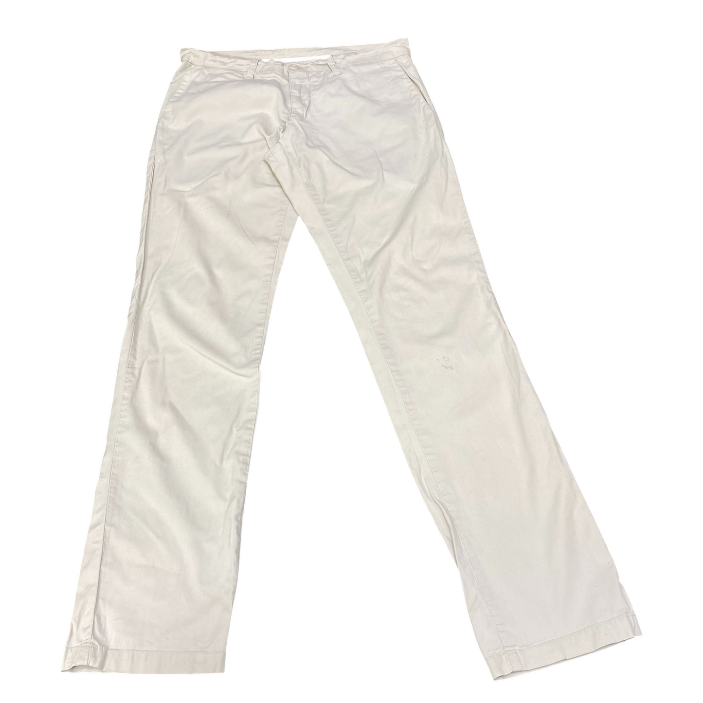 Carhartt Sid Pants Mens 33" Waist White Canvas Twill Carpenter Grunge Straight