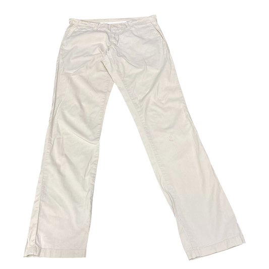 Carhartt Sid Pants Mens 33" Waist White Canvas Twill Carpenter Grunge Straight