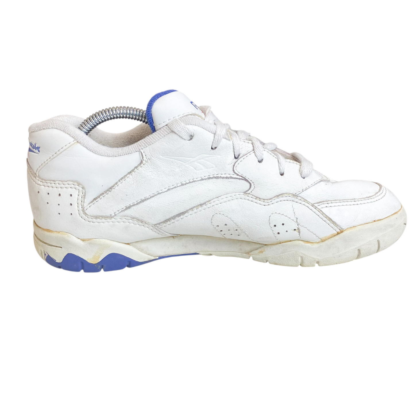 Reebok Aerobics Casual Running Low Sneakers Women's UK 7 White Synthetic Lace Up