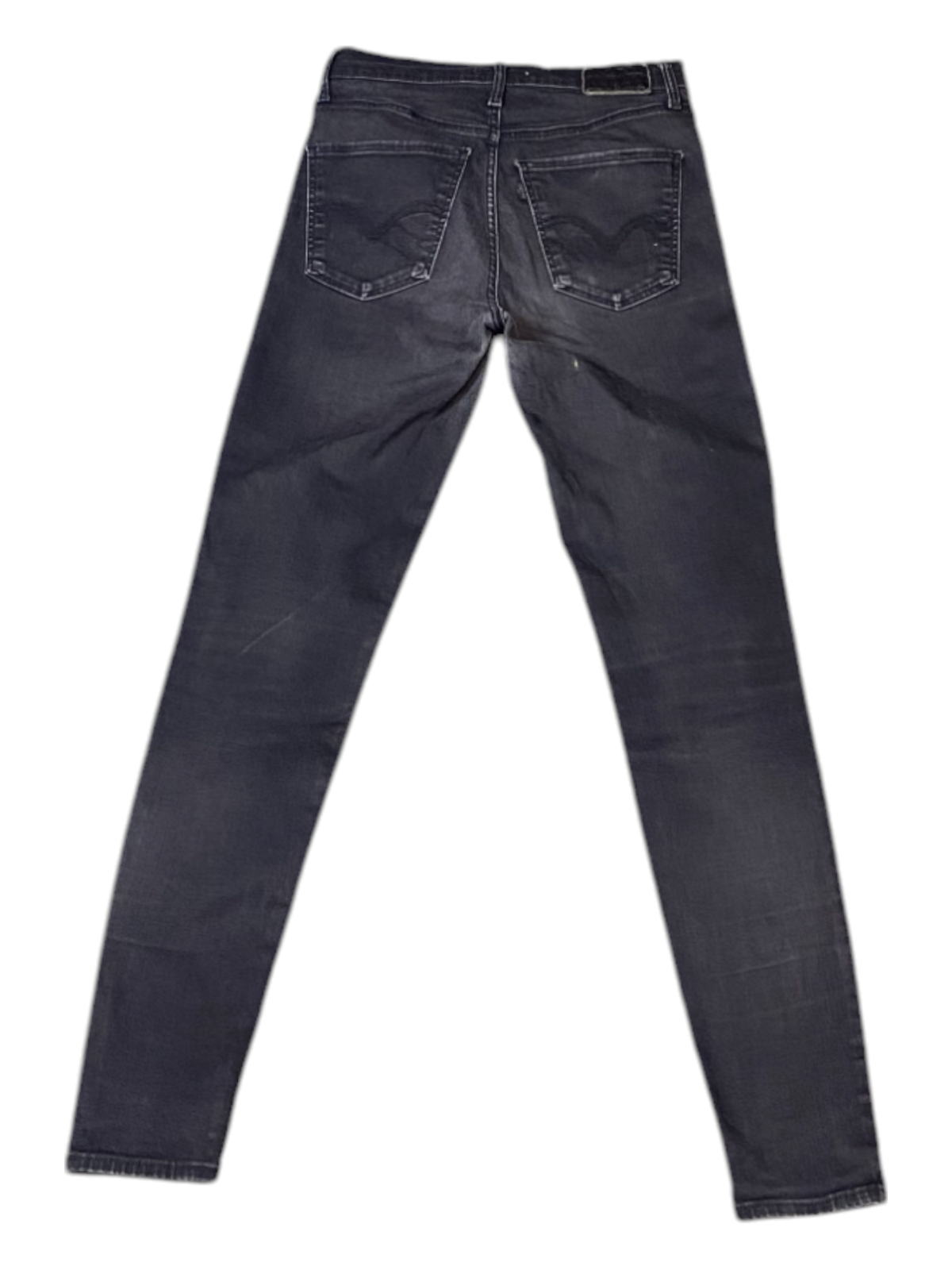 Levi's Jeans Womens 27W 29L Black Denim Dark Wash Comfort Skinny Leg 5 Pocket