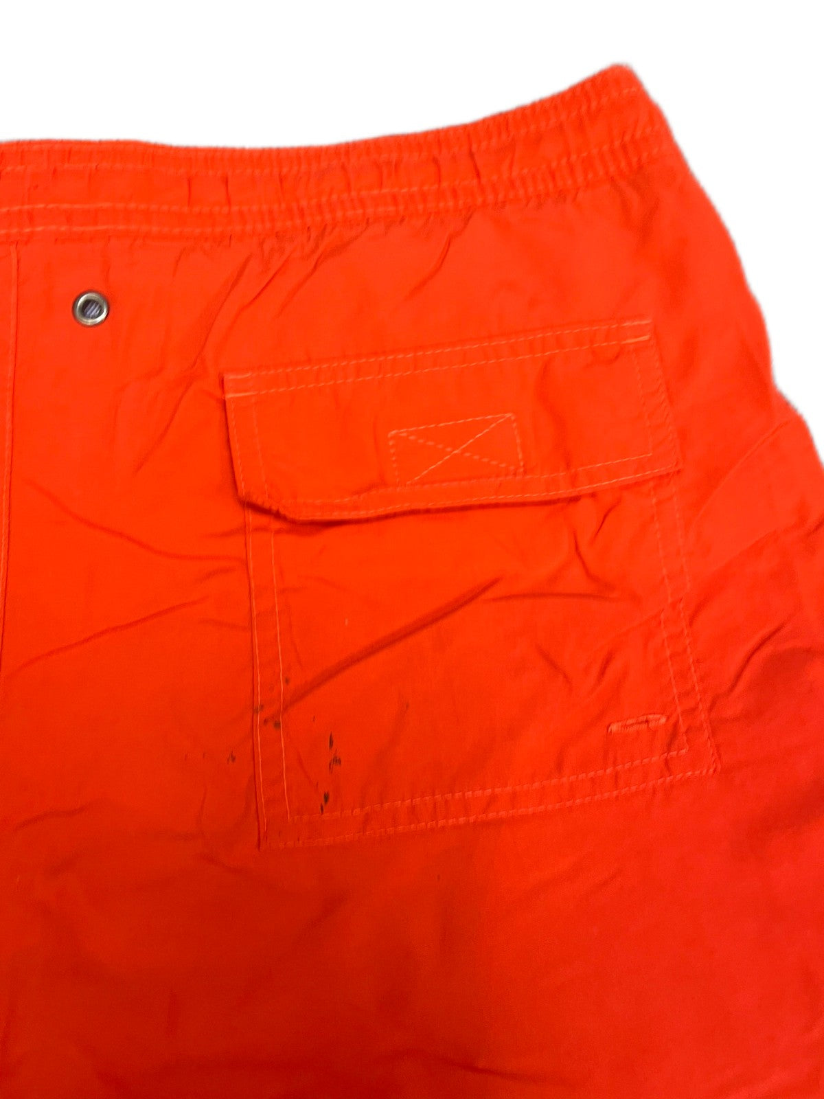 Polo Ralph Lauren Swim Trunks Shorts Fits as Mens XL 36" Waist Orange Drawstring