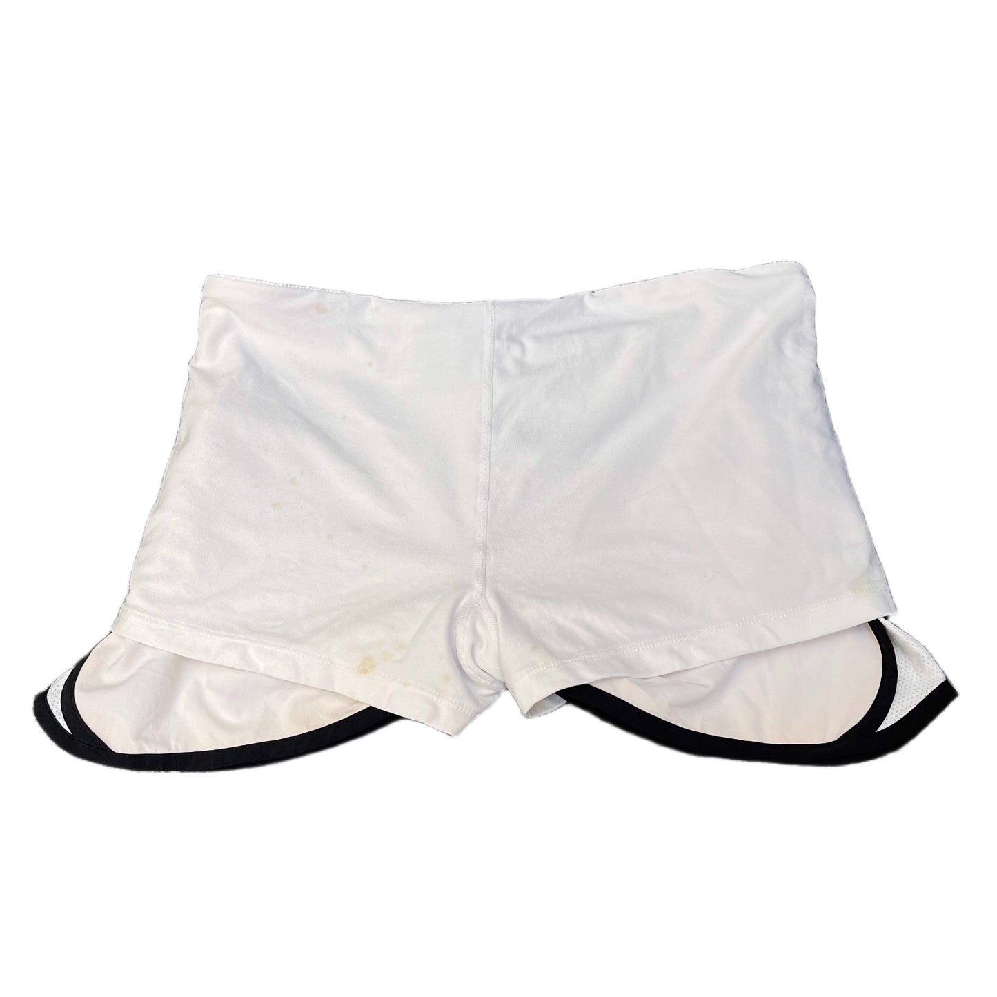 Nike Dri-FIT Running Sprinter Shorts Fits as Womens M 30" Waist White Pull On