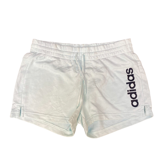 Adidas Essentials Linear French Terry Shorts Womens Medium White Cross Training