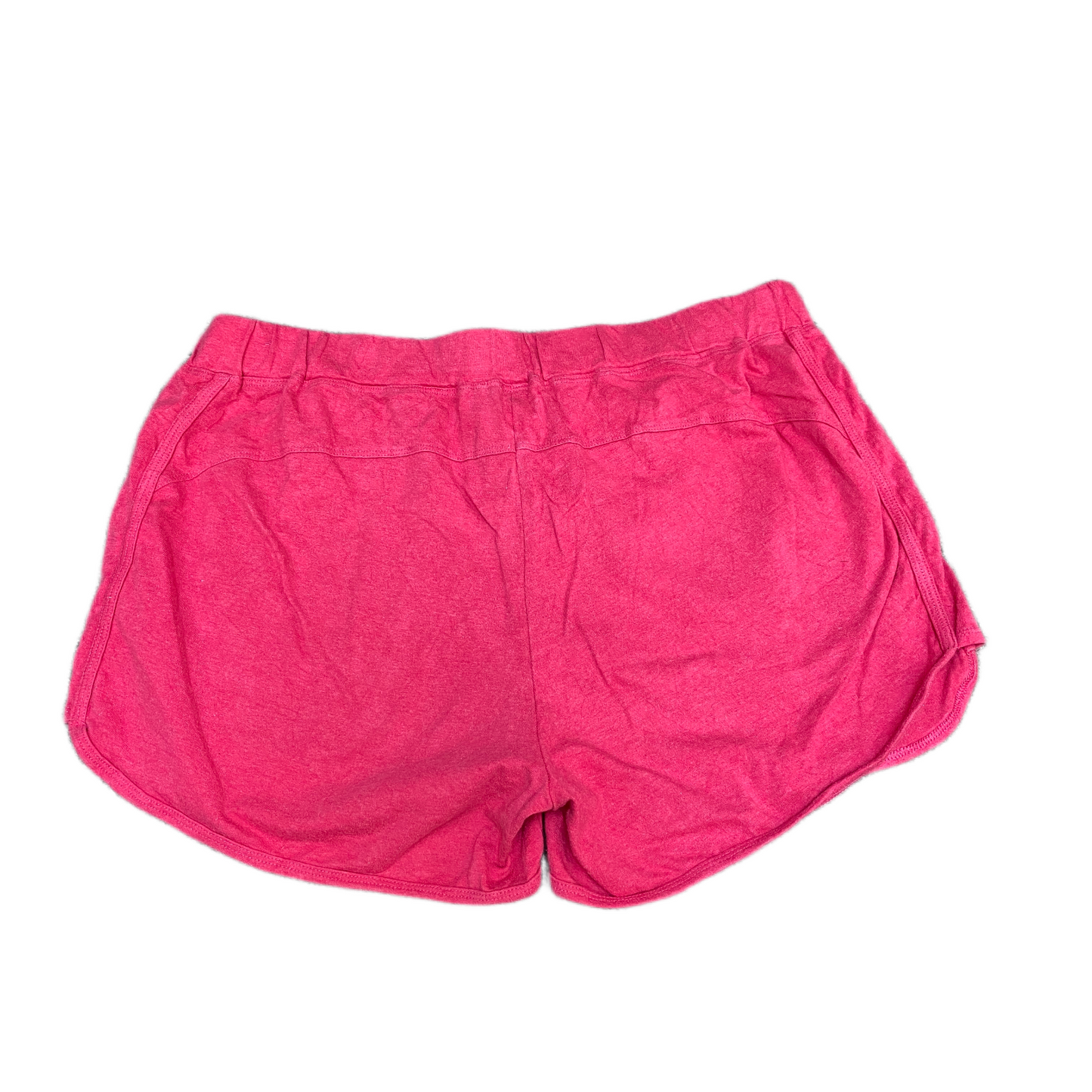 Running Sprinter Shorts Womens L 30" Waist Pink Athletic Gym Workout Stretchy