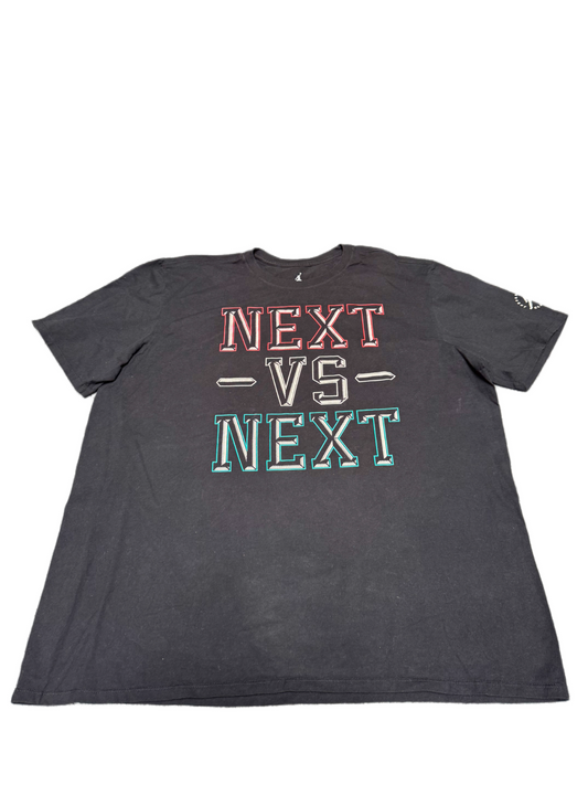 Jordan T-Shirt Mens Fits as XL Black Graphic Print Short Sleeve Crew Neck