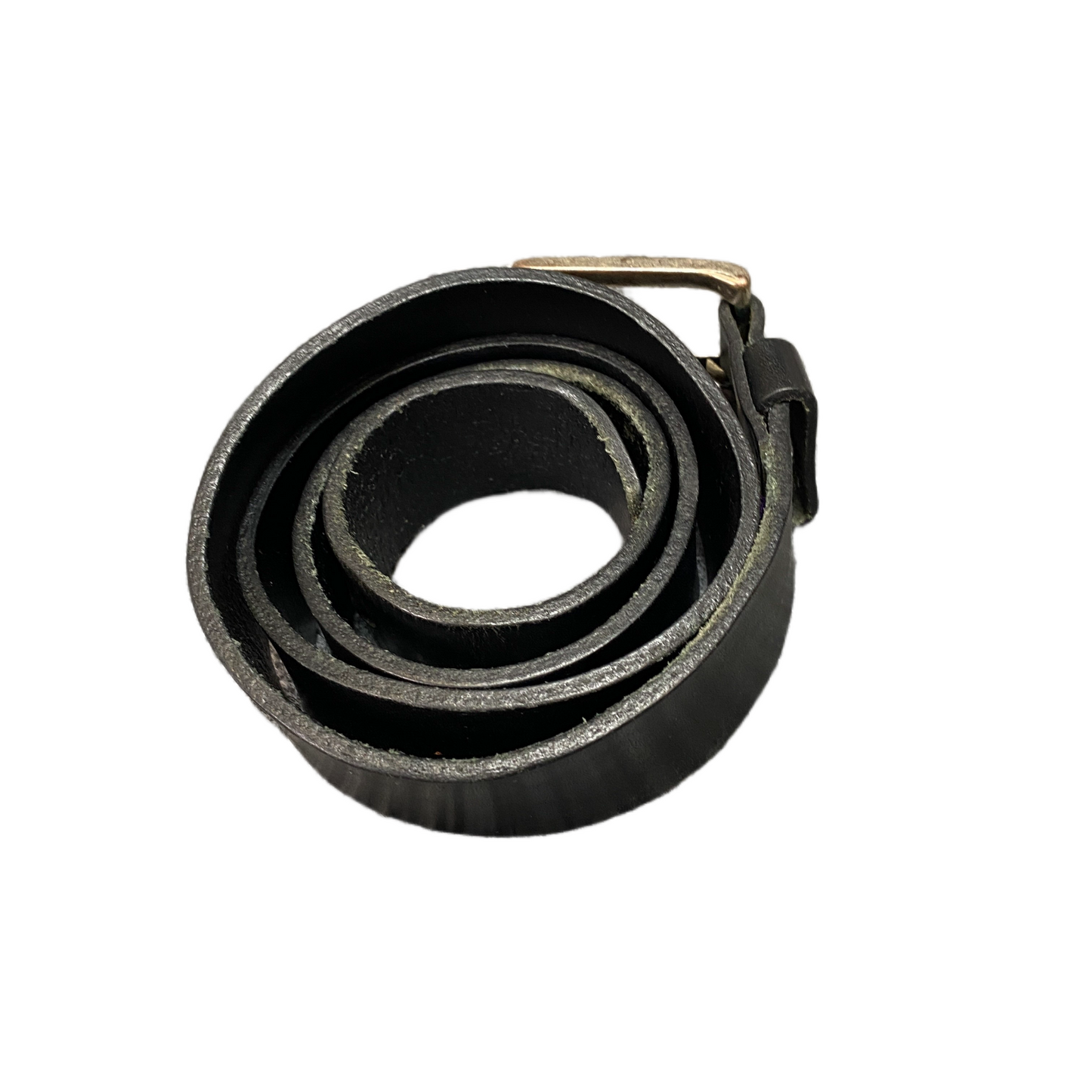 Brax Waist Belt Men Black Leather Adjustable Classic Silver Pin Buckle 41 inches