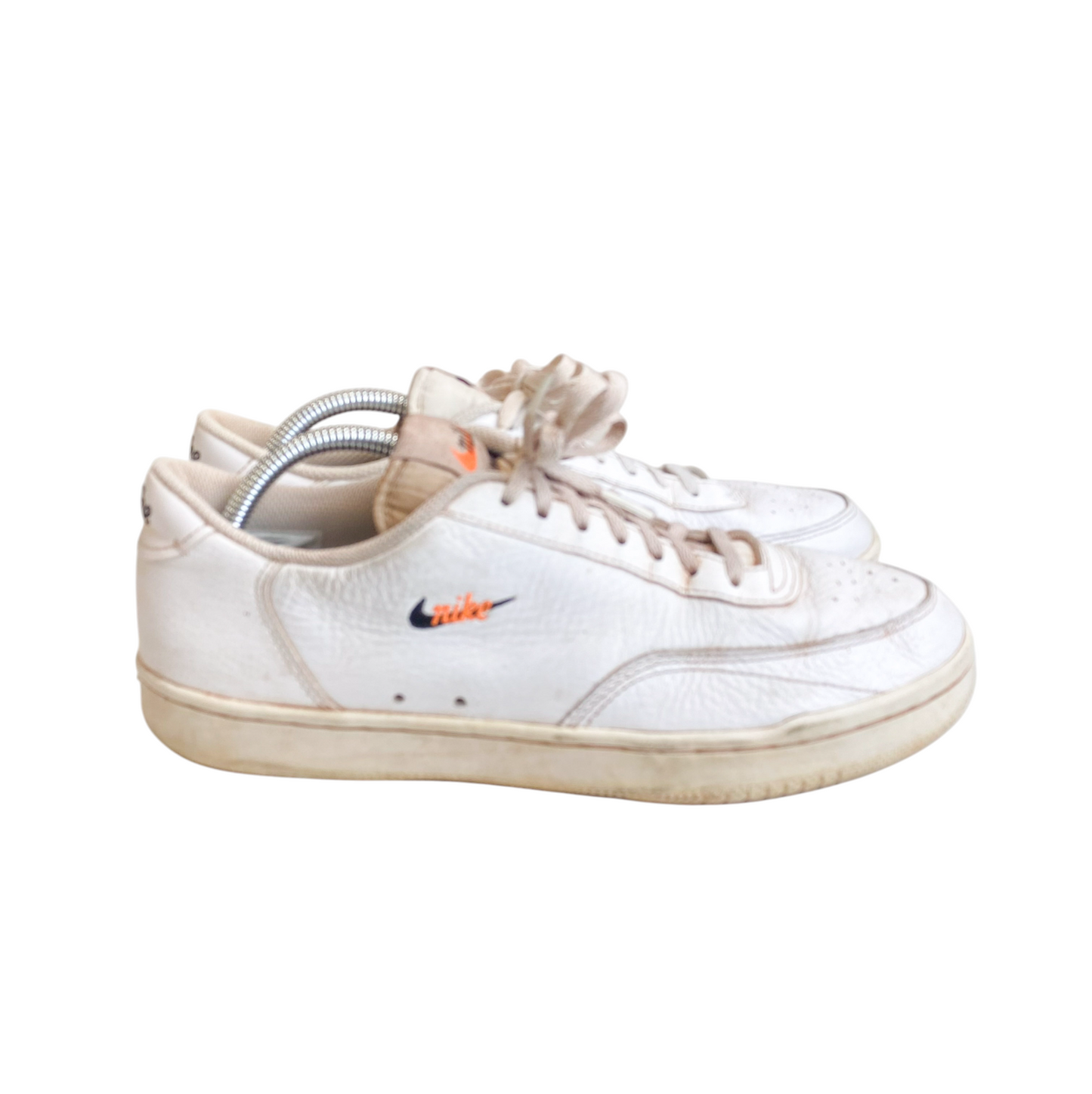 Nike Court Vintage Premium Casual Low Sneakers Womens UK 7.5 White Leather
