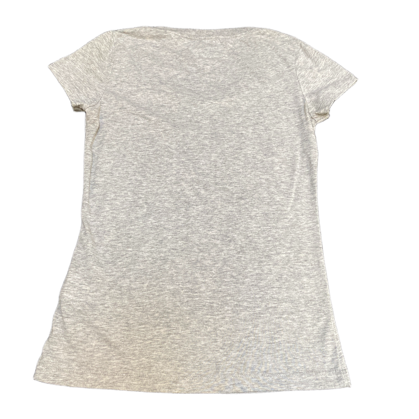 Tommy Hilfiger Shirt Womens Small Grey Heroes Are Hard to Find Graphic Print Tee