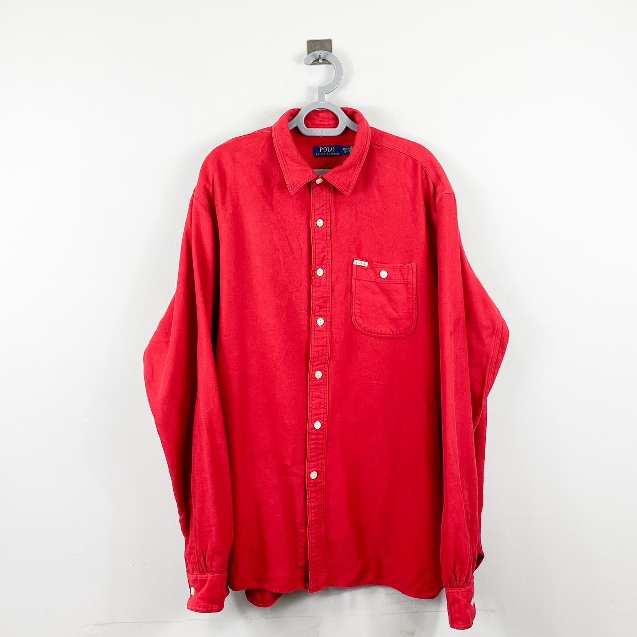 Ralph Lauren shirt Red men’s XL Chest pocket