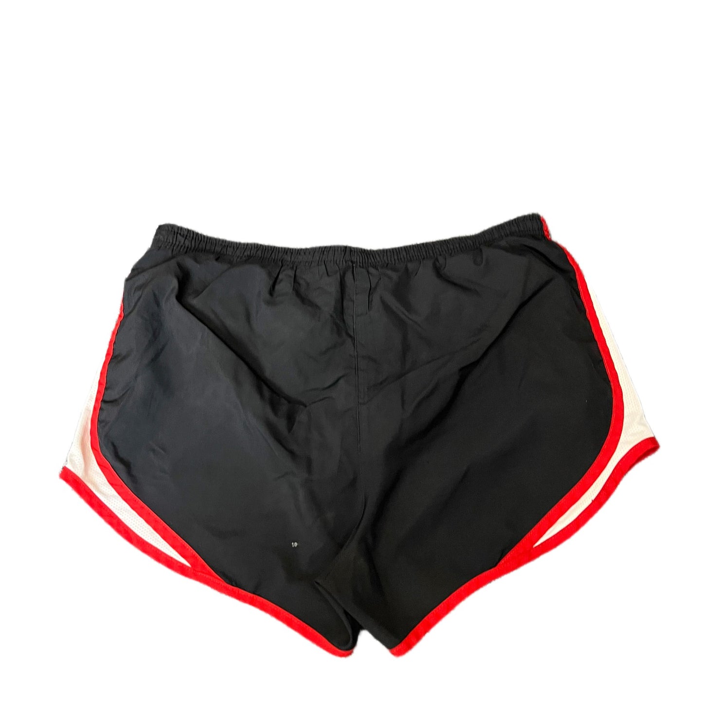Nike Dri-FIT Running Sprinter Shorts Fits as Women L 31" Waist Black Dolphin Hem