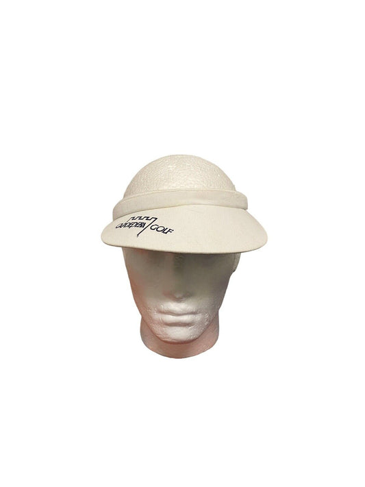 Golf Sun Visor Cap White Adjustable Hat