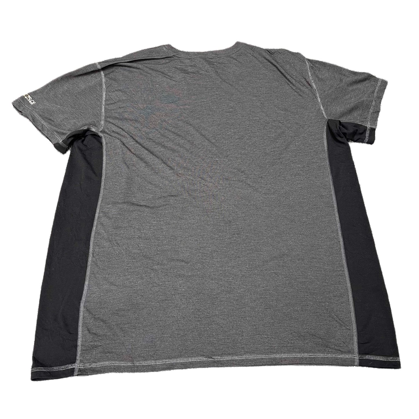 Carhartt Force T-Shirt Mens XL Grey Black Relaxed Fit Performance Pullover Tee