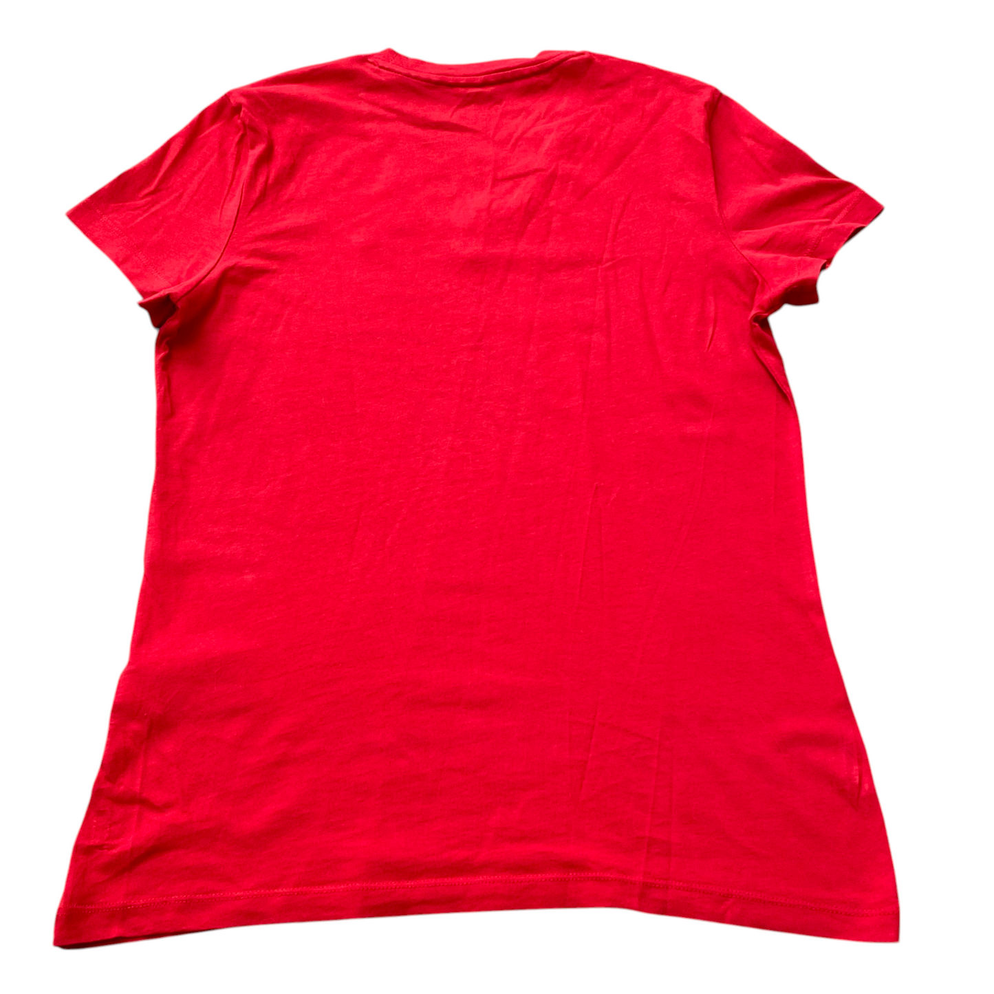 Tommy Hilfiger T-Shirt Womens Medium Red Short Sleeve Crew Neck Classic Tee