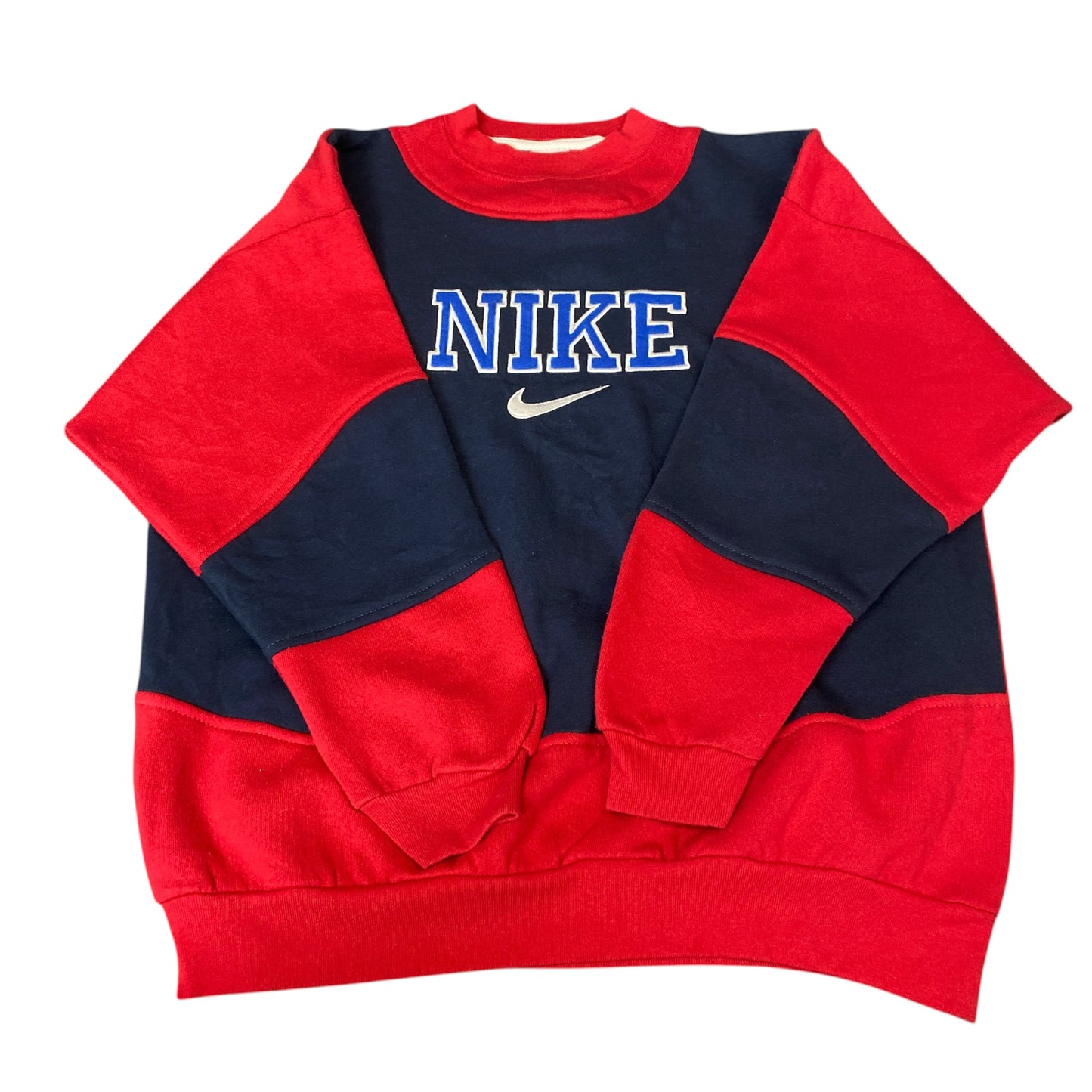 Nike Reworked Sweatshirt Mystery Box, Colour Panels, Sizes S to XL