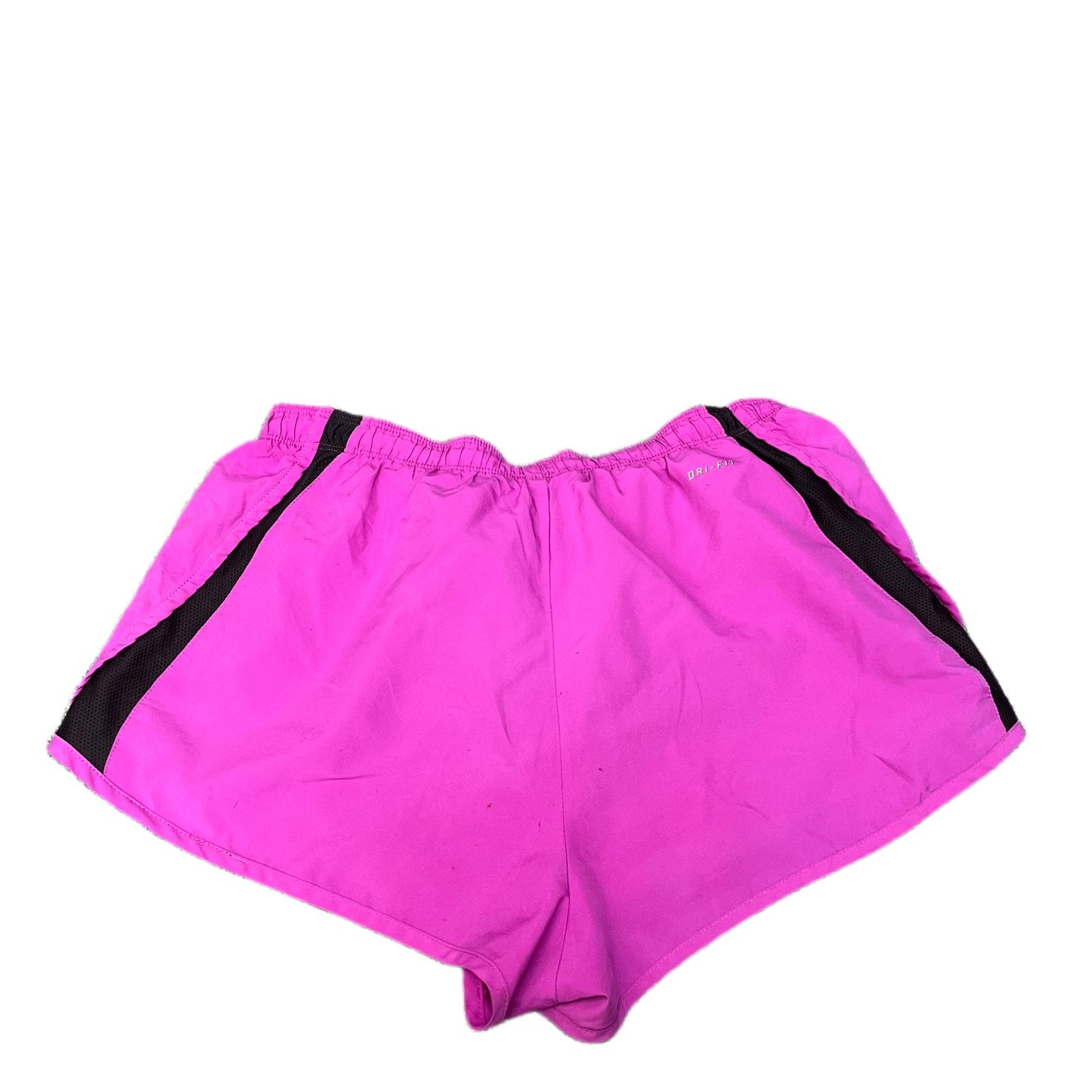Nike Dri-FIT Athletic Running Shorts Fits as Women XS 27" Waist Pink Dolphin Hem