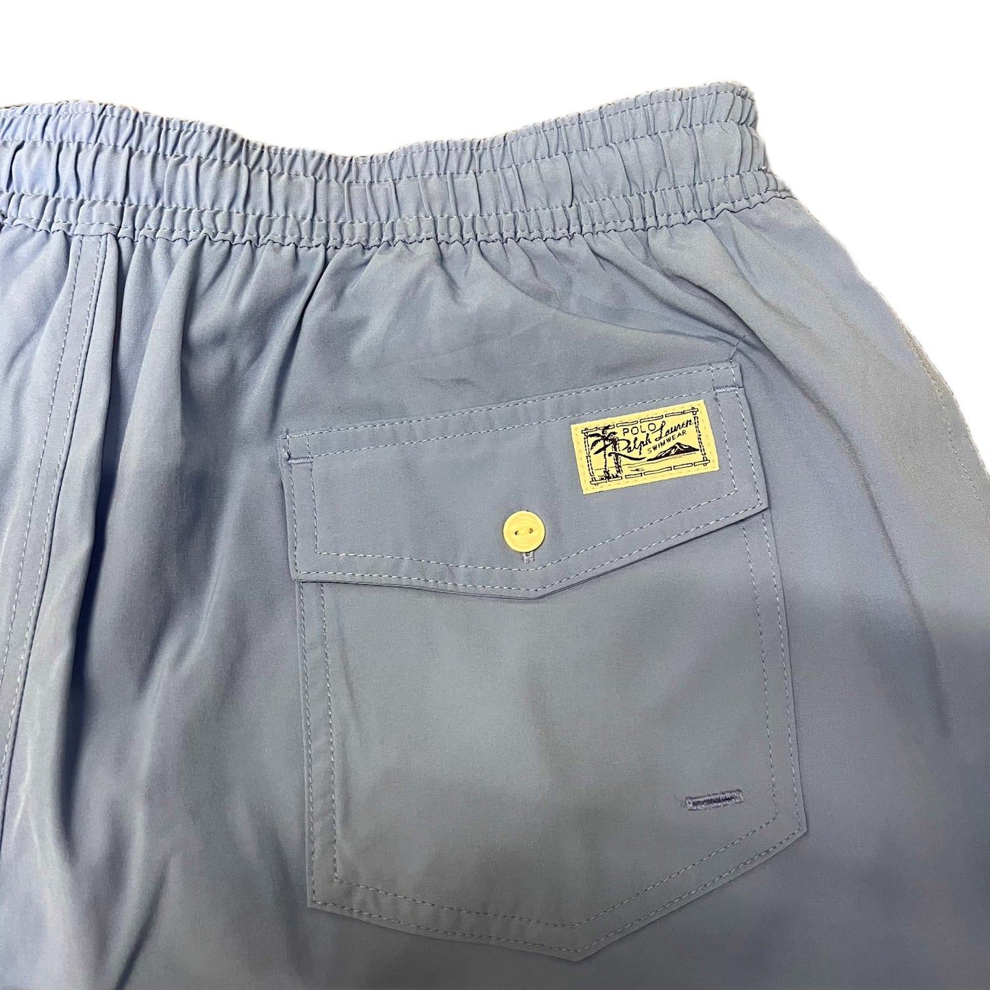 Polo Ralph Lauren Swim Trunks Board Shorts Fits as Mens L 33" Waist Blue Lined