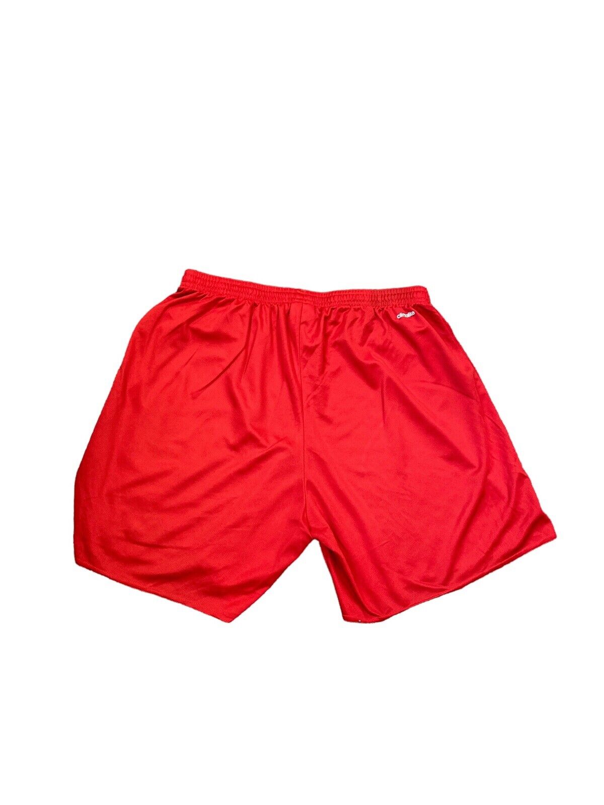 Adidas Sports Shorts Red Mens XL Front Logo