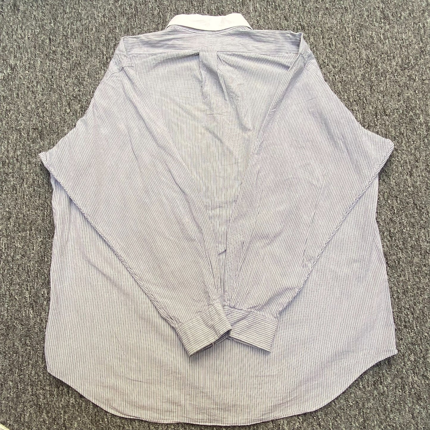 Ralph Lauren Blaire Shirt Mens XL Navy White Striped Button Down Black Pony Logo