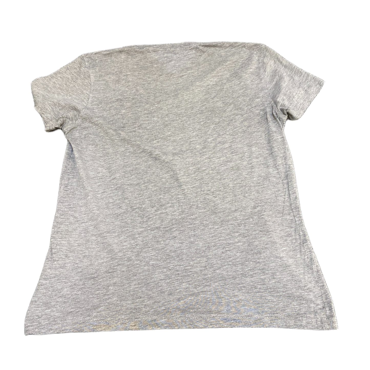 Tommy Hilfiger Shirt Womens Medium Grey Heather Regular Fit Embroidered Logo Tee