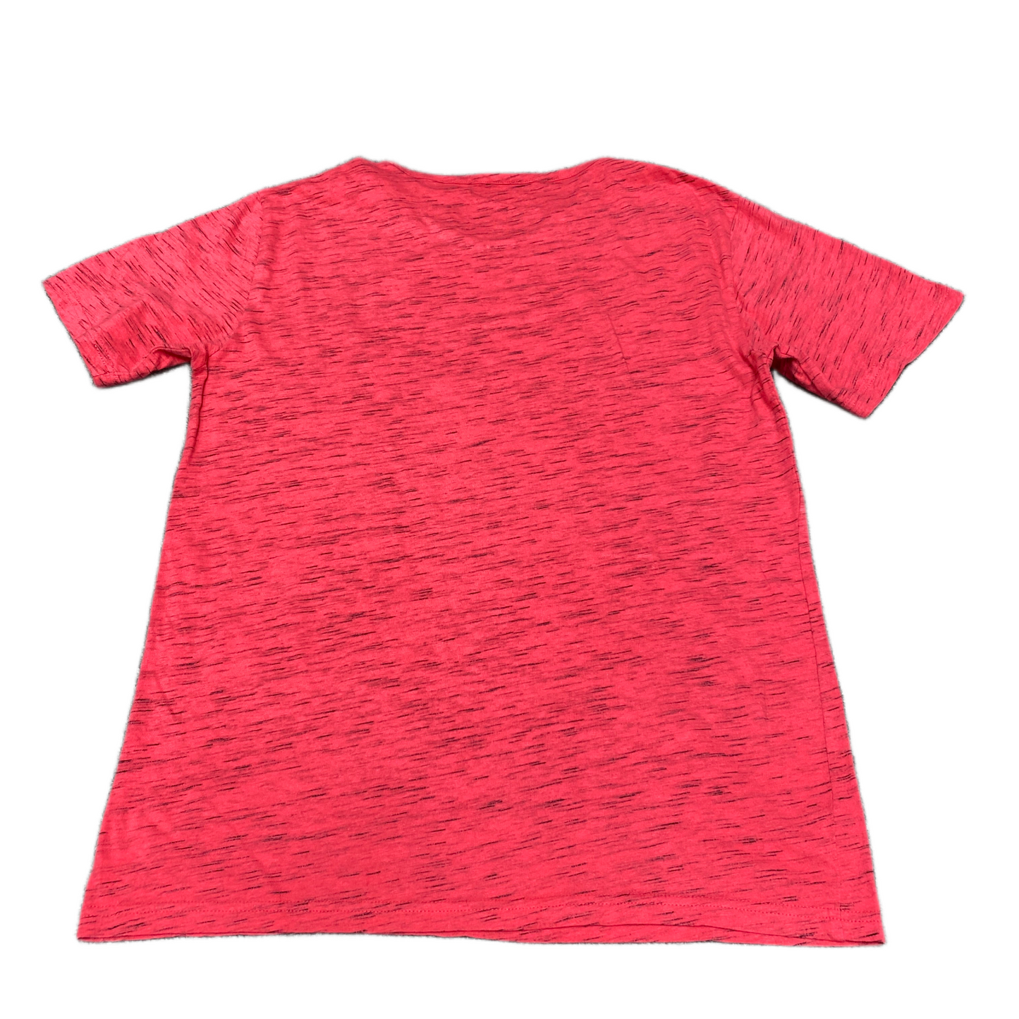 Nautica T-Shirt Boys Small Pink Heather Stretch Short Sleeve V-Neck Pullover Tee