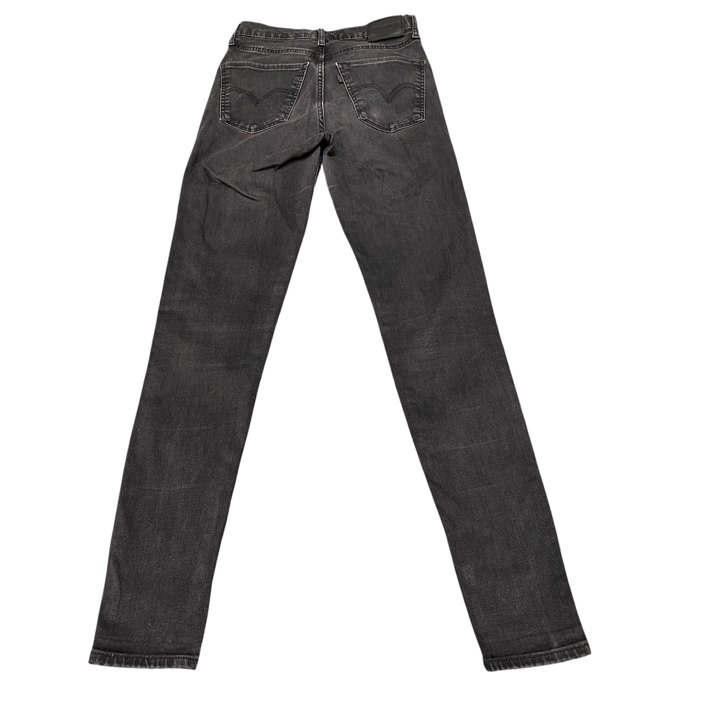 Levi's Jeans Women 26" Waist Black Premium Stretch Mile High Super Skinny Leg