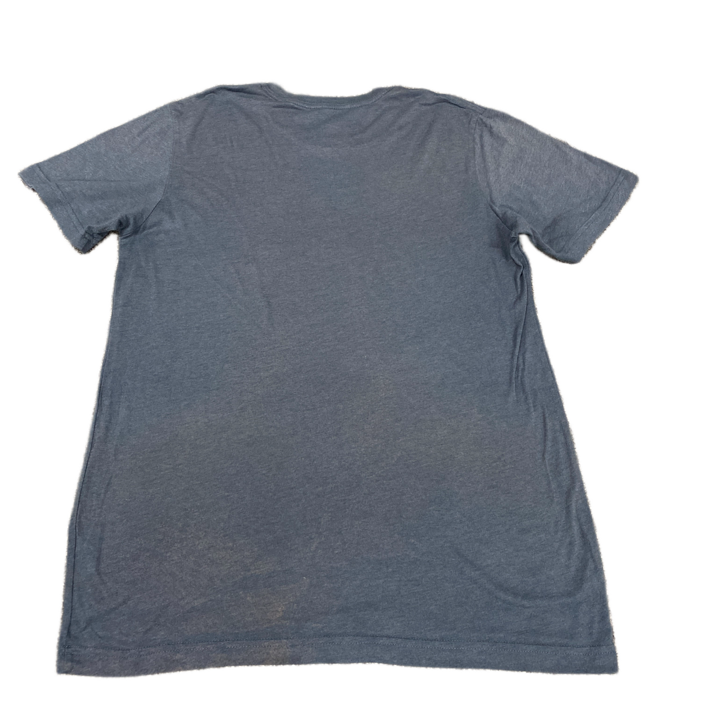 Nike Sportswear T-Shirt Fits as Men Medium Blue Slim Fit Short Sleeve