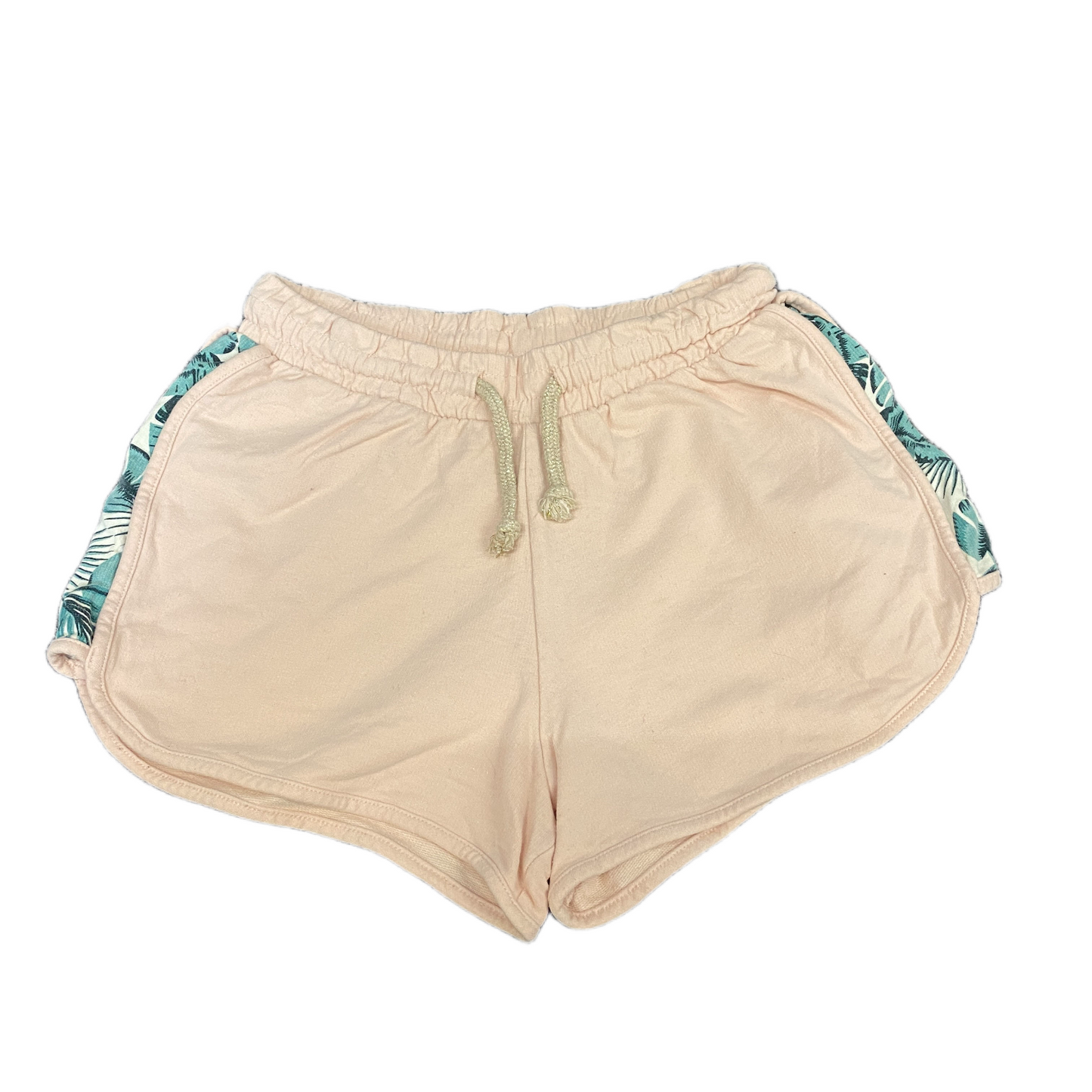 Running Sprinter Shorts Girls S 24" Waist Beige Athletic Gym Workout Dolphin Hem
