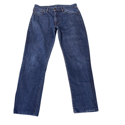 Levi's Jeans Mens M Blue Denim Red Tab Streetwear Grunge Festival Straight Leg