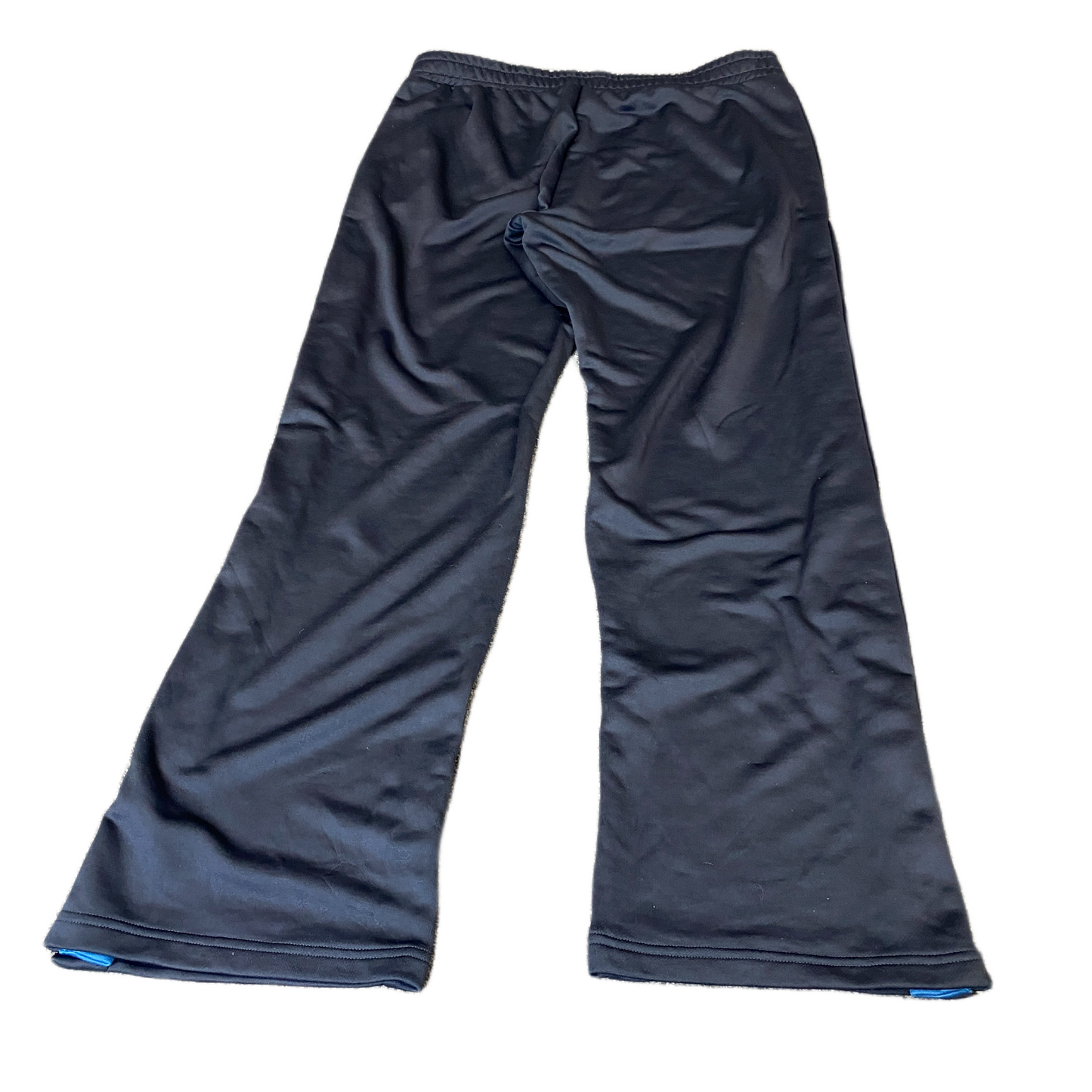 Crane Joggers Fits as Womens 34" Waist Navy Side Snap High Waisted Trousers