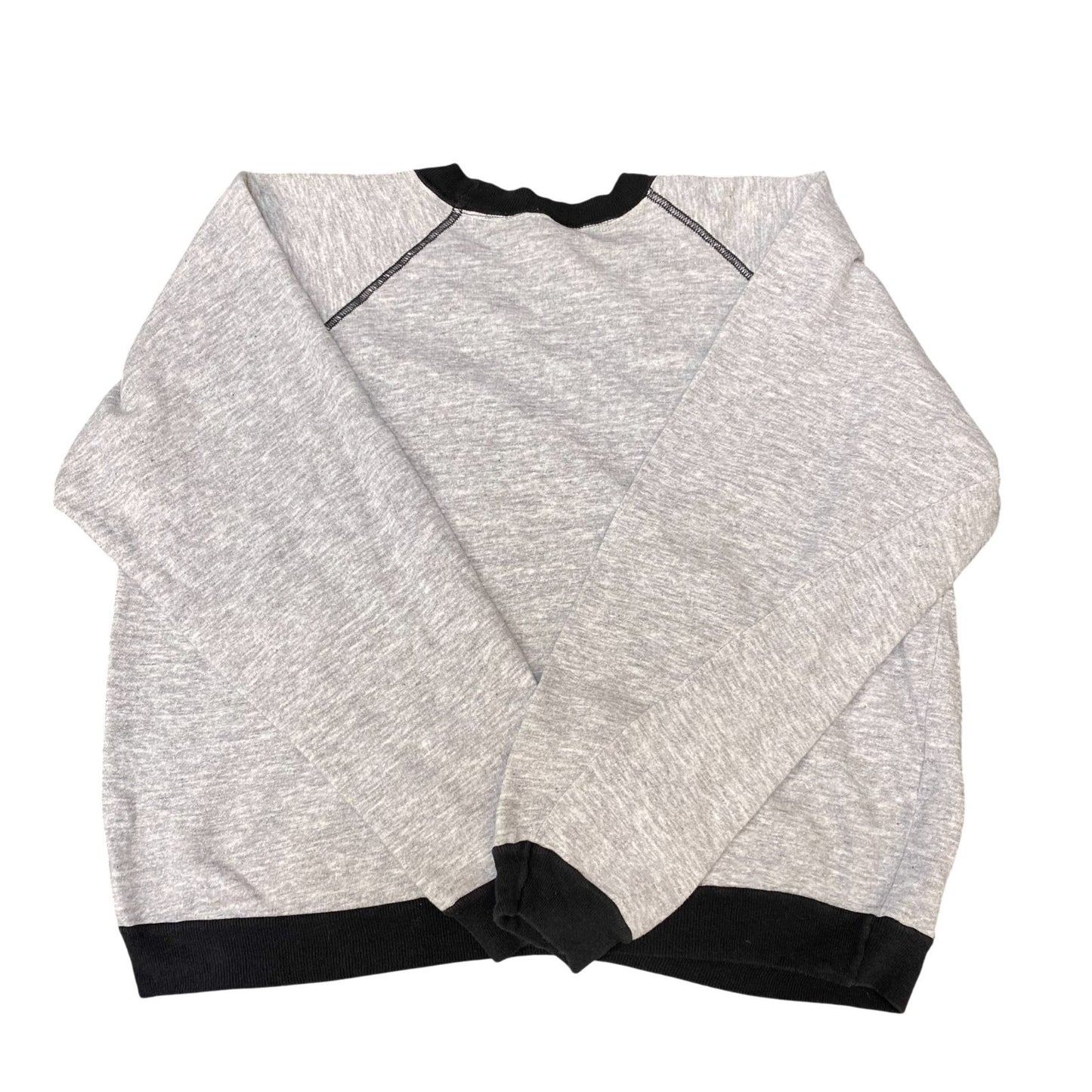 Active Life Sweatshirt Mens Large Grey Solid Long Sleeve Crew Neck Pullover