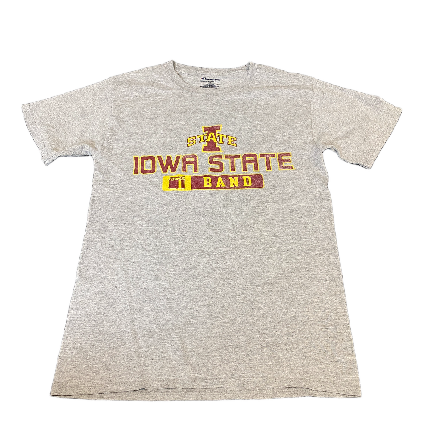 Iowa State Cyclones T-Shirt Boys S Grey Champion Basketball Sports Pullover Tee