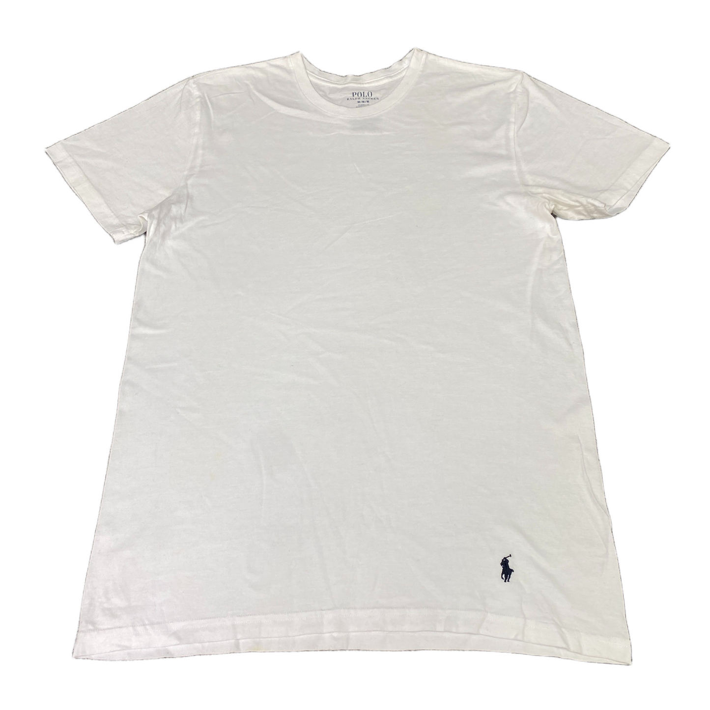 Polo Ralph Lauren T-Shirt Mens M White Classic Fit Pony Logo Short Sleeve Tee
