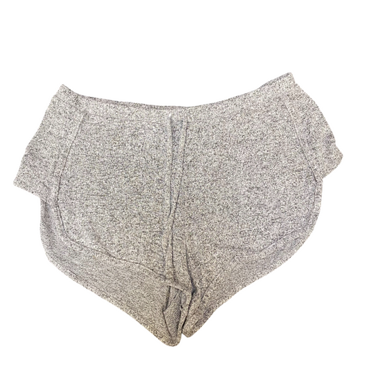 Running Sprinter Shorts Girls Medium Grey Gym Workout Drawstring Elastic Waist