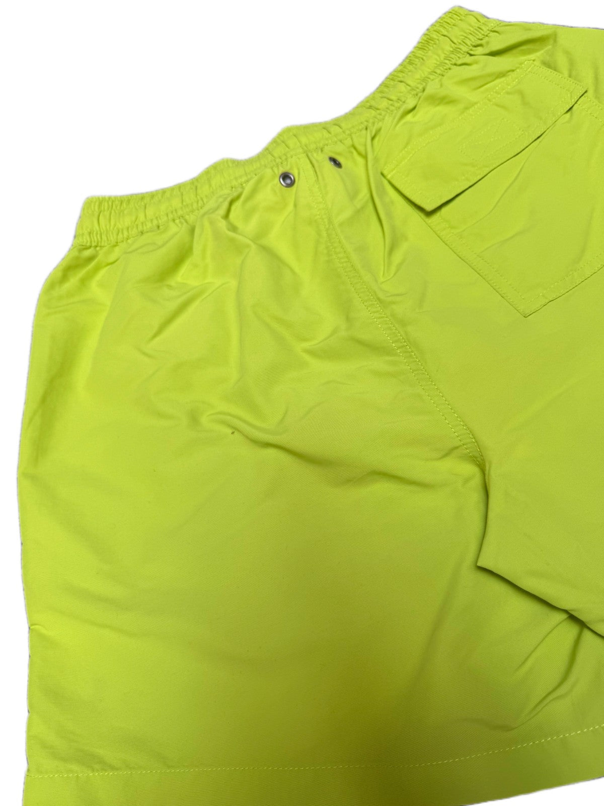 Polo Ralph Lauren Swim Trunks Mens M 30" Waist Lime Green Mesh Lined Drawstring