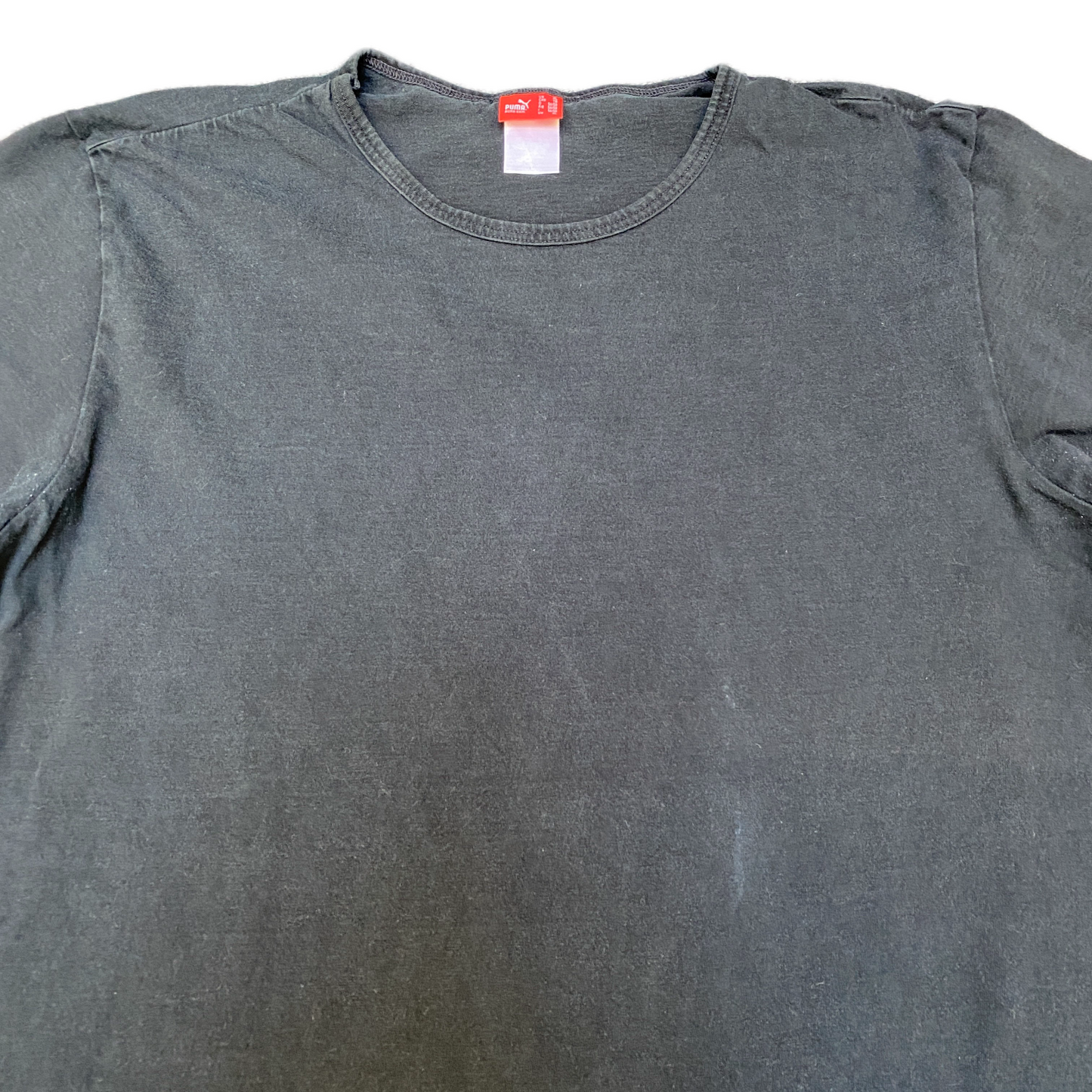PUMA T-Shirt Womens XL Black Relaxed Fit Short Sleeve Crew Neck Pullover Tee