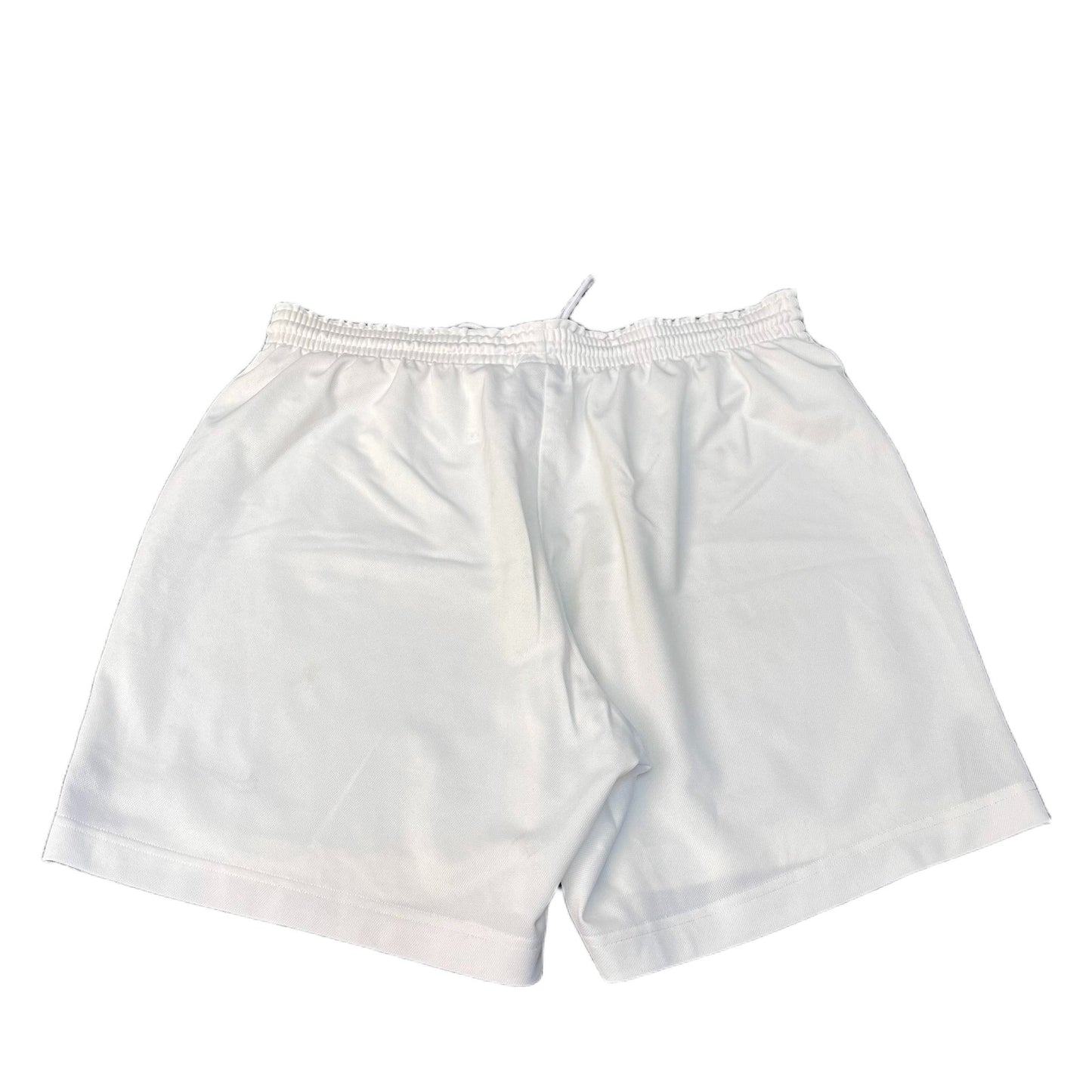 Nike Dri-FIT Soccer Shorts Mens Large 33" Waist White Gym Training Drawstring