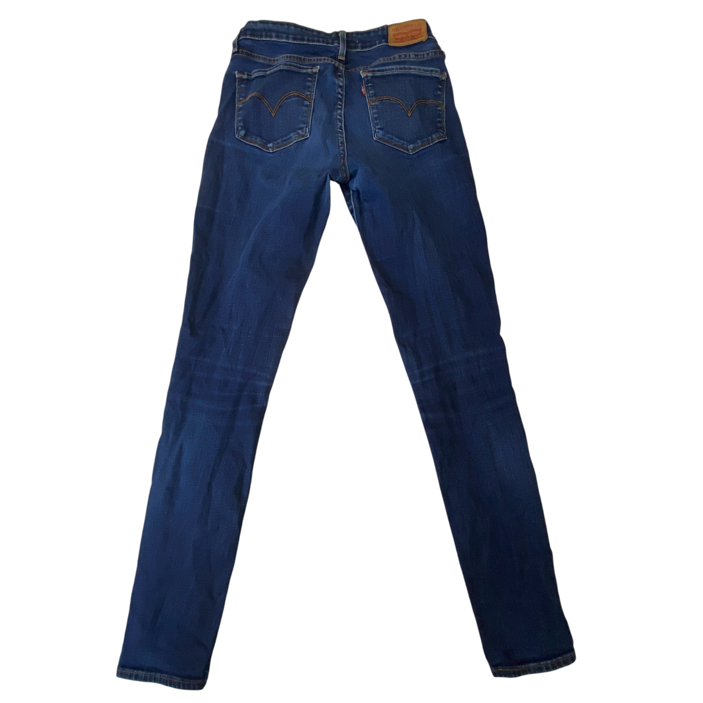 Levi's 711 Jeans Womens Small Blue Denim Super Skinny Fit Pockets Outdoor Comfy