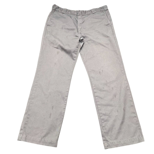 Carhartt Master Trousers Men XL Grey Straight Leg Slash Pockets Workwear Outdoor