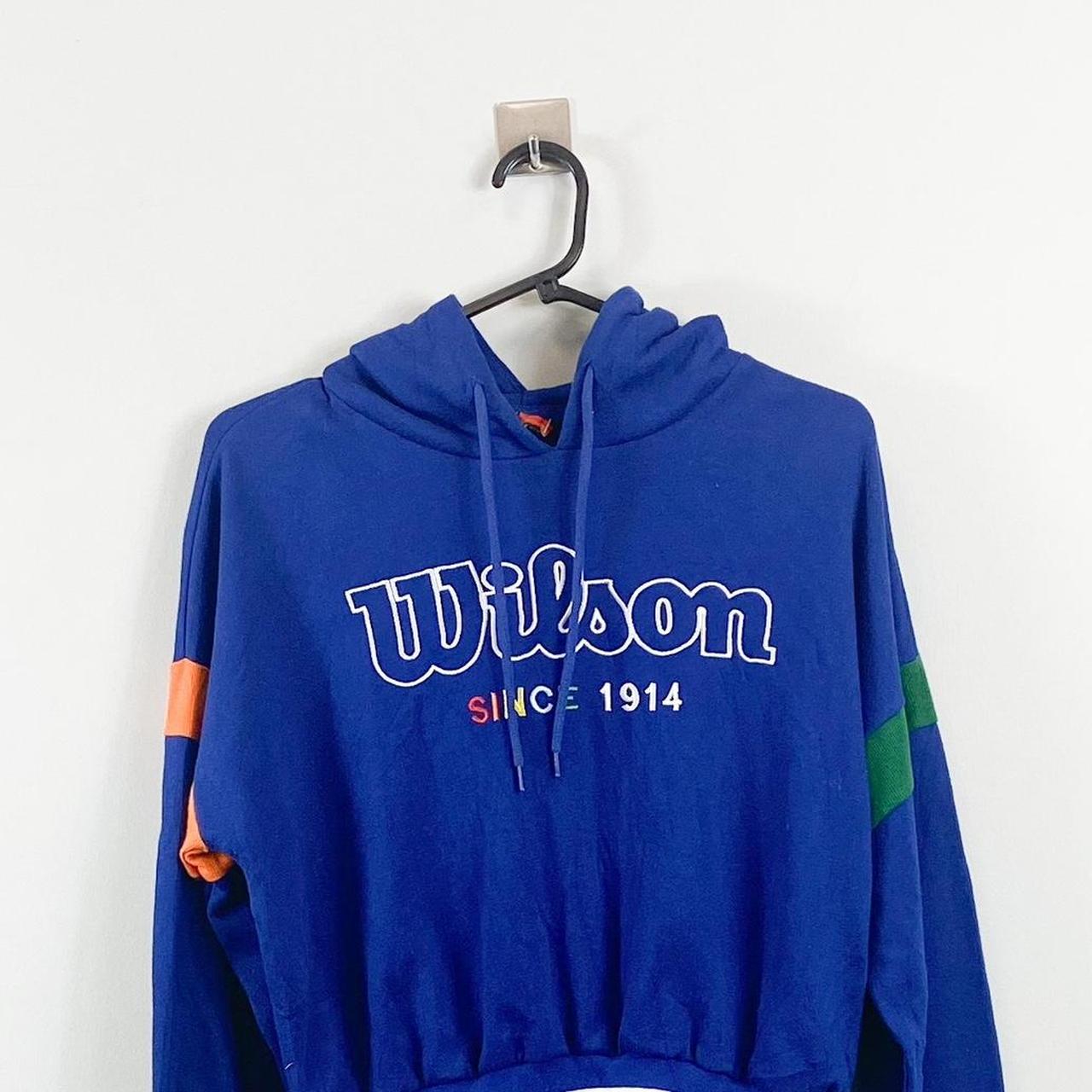 Vintage Wilson Cropped Hoodie