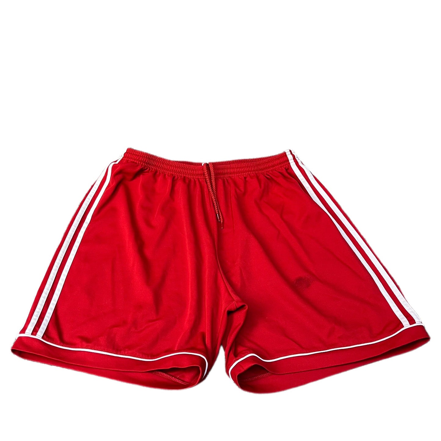 Adidas Aeroready Squadra 17 Shorts Mens S 30" Waist Red 3 Stripe Gym Training