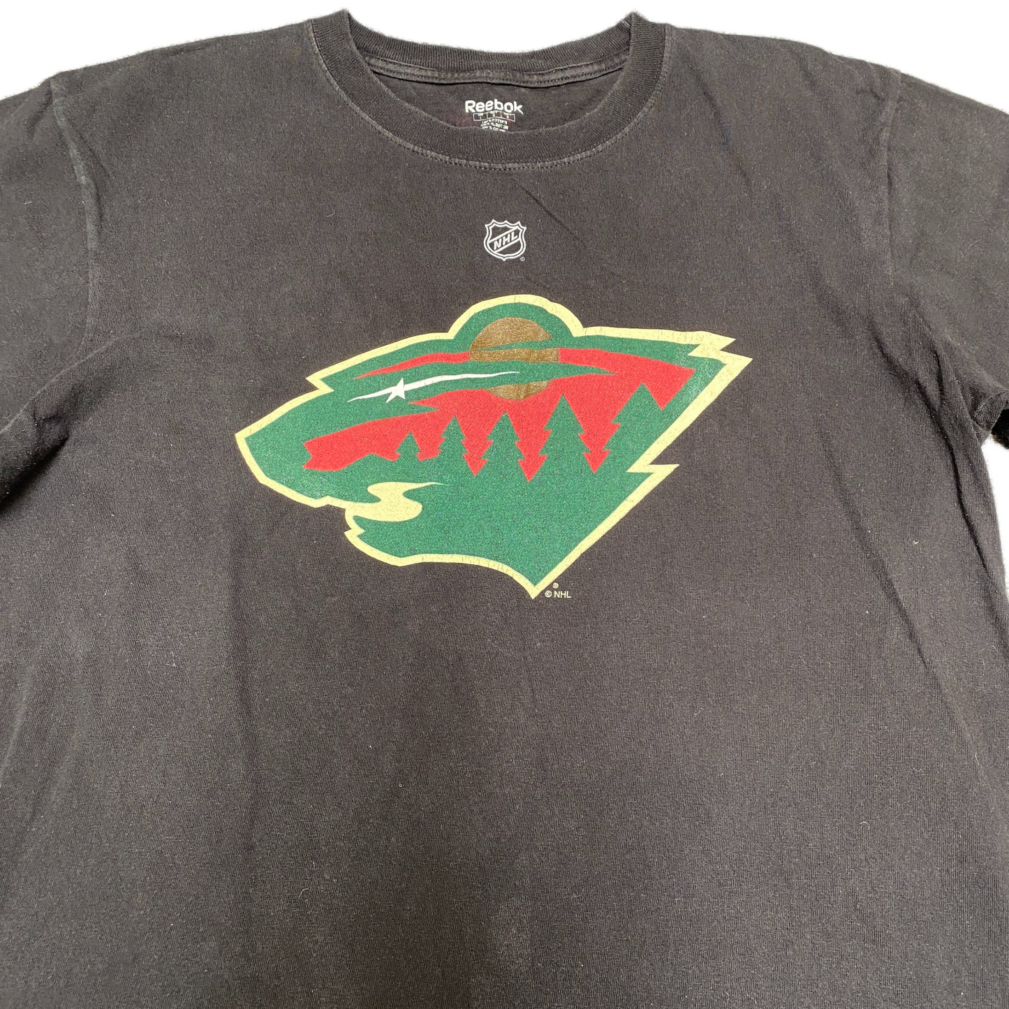 Mikko Koivu Heatley #15 T-Shirt Mens S Black NHL Reebok Hockey Sports Pullover