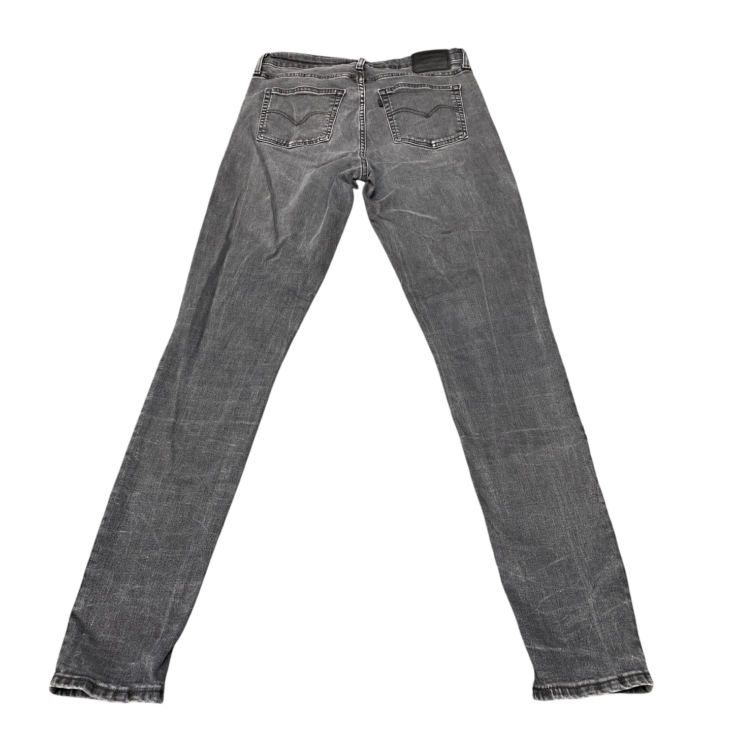 Levi's Jeans Women 29" Waist Grey Faded Super Stretch 721 High Rise Skinny Leg