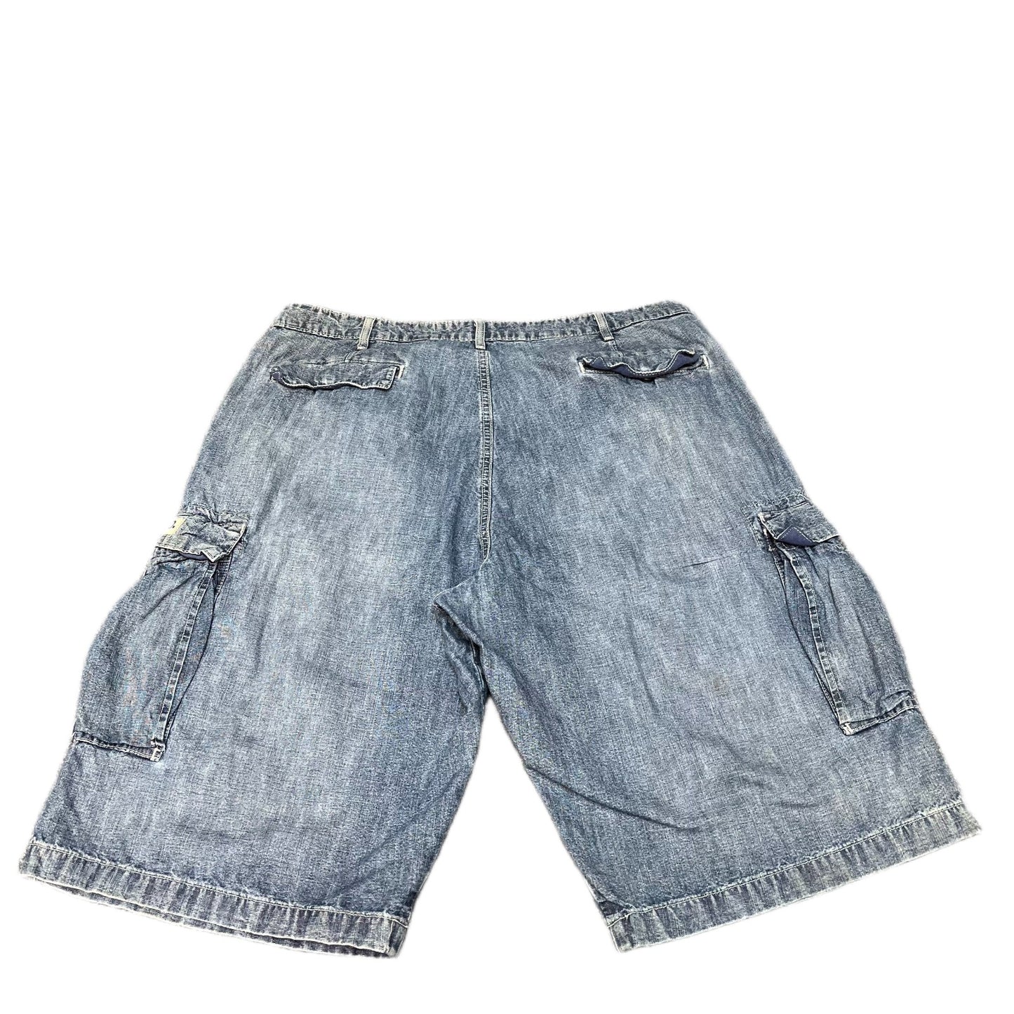 Ralph Lauren Freighter Shorts Fits as Mens X-Large 39" Waist Blue Denim Utility