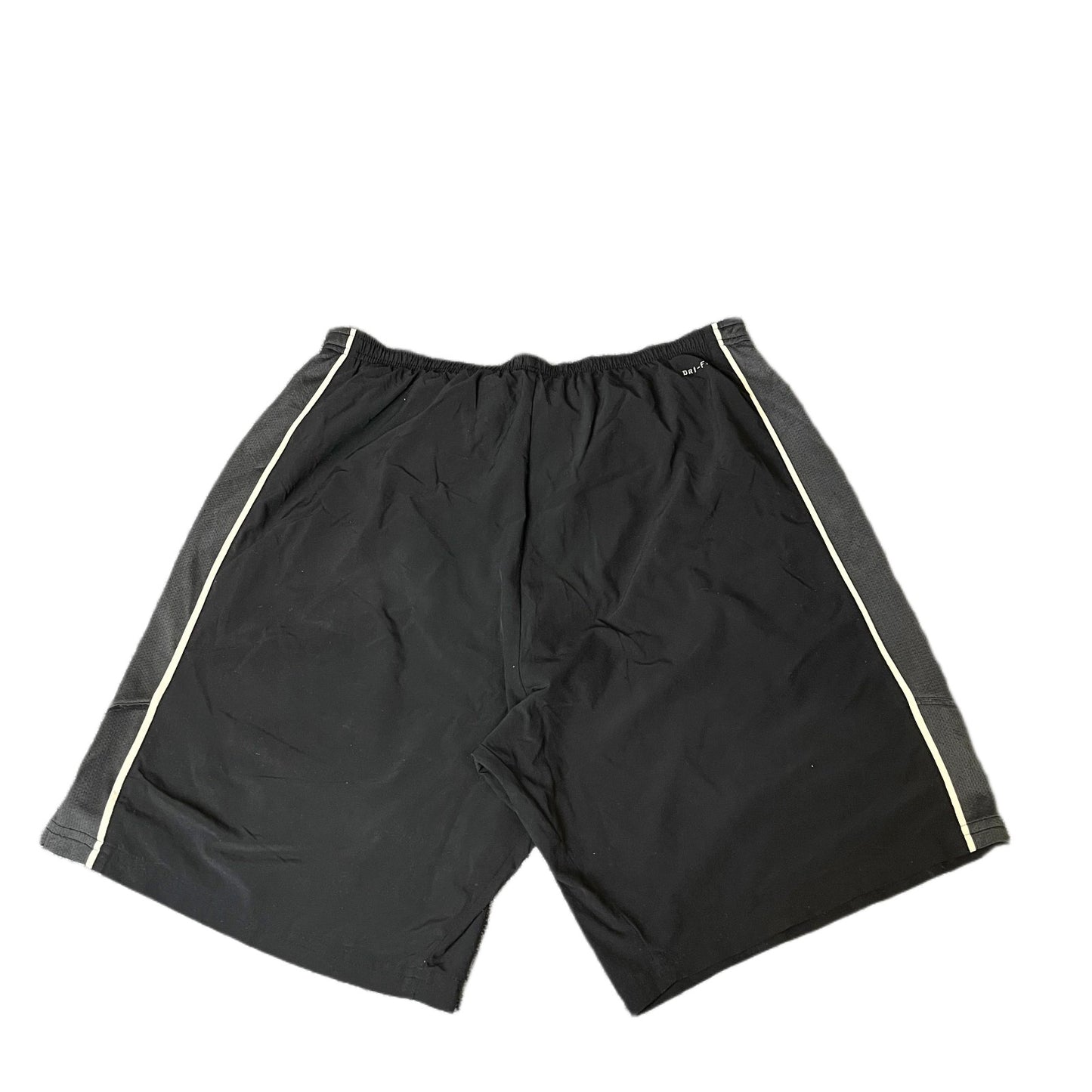 Nike Dri-FIT Athletic Shorts Fits as Men M 31" Waist Black Mesh Sides Drawstring